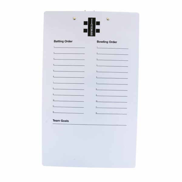 GRAY NICOLLS CRICKET COACHING CLIPBOARD