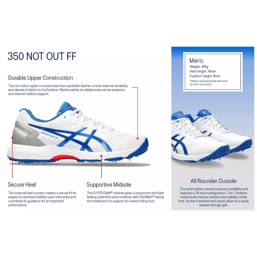 ASICS 350 NOT OUT FF MEN'S CRICKET SHOES 2025-26