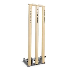 VICTOR CRICKET WOODEN SPRING LOADED STUMPS