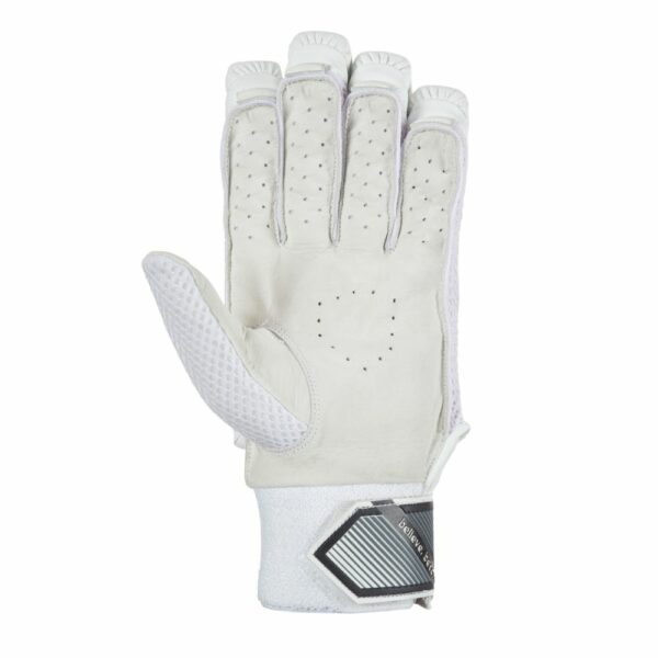 SG LITEVATE WHITE BATTING GLOVES 2022-23 - Image 2
