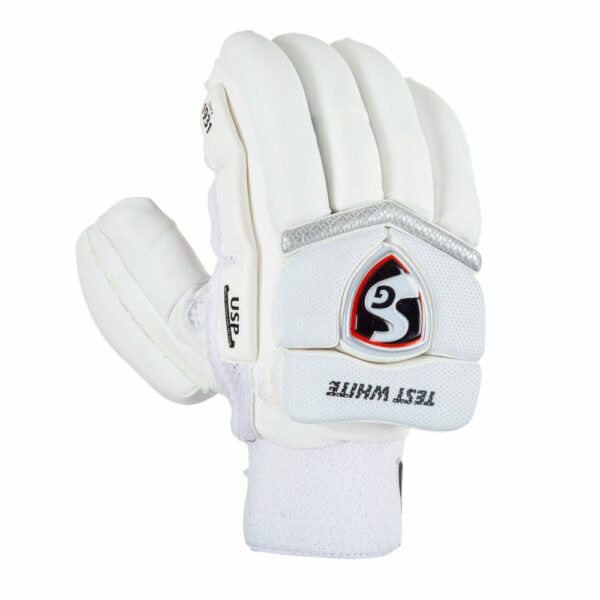 SG TEST WHITE BATTING GLOVES 2022-23