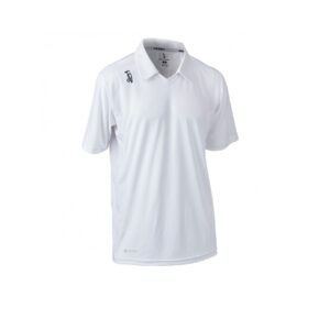 KOOKABURRA PLAYER SHORT SLEEVE SHIRT - WHITE