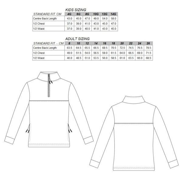 WOMENS TICA QUARTER ZIP JUMPER