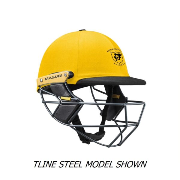 TLINE TITANIUM SENIOR MASURI CUSTOM HELMET - KINGBOROUGH DISTRICT CRICKET CLUB - Image 2
