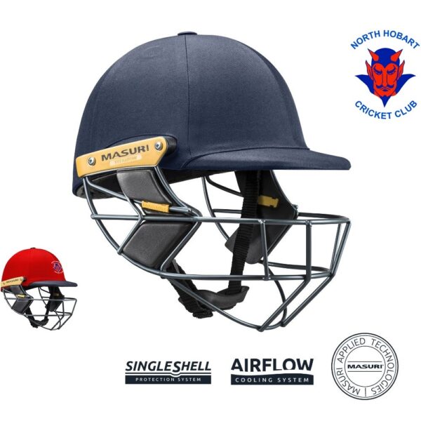 TLINE TITANIUM SENIOR MASURI CUSTOM HELMET - NORTH HOBART CRICKET CLUB
