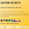 TLINE STEEL SENIOR MASURI CUSTOM HELMET - NORTH HOBART CRICKET CLUB