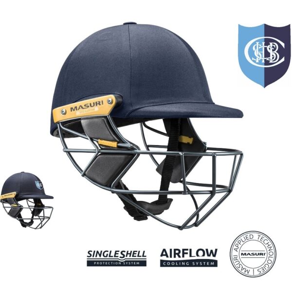 TLINE TITANIUM SENIOR MASURI CUSTOM HELMET - SOUTH HOBART SANDY BAY CRICKET CLUB