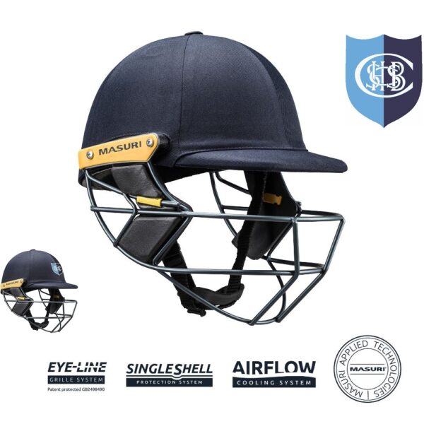 TLINE STEEL JUNIOR MASURI CUSTOM HELMET - SOUTH HOBART SANDY BAY CRICKET CLUB