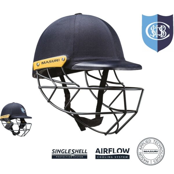 CLINE PLUS SENIOR MASURI CUSTOM HELMET - SOUTH HOBART SANDY BAY CRICKET CLUB