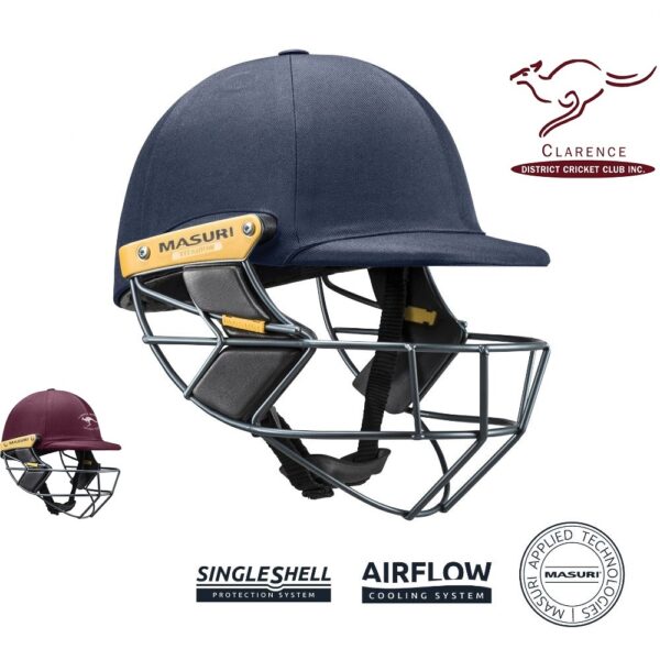 TLINE TITANIUM SENIOR MASURI CUSTOM HELMET - CLARENCE CRICKET CLUB