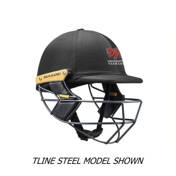 TLINE STEEL JUNIOR MASURI CUSTOM HELMET - UNIVERSITY CRICKET CLUB - Image 2