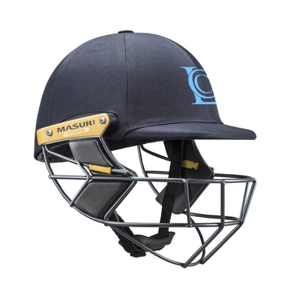 TLINE TITANIUM SENIOR MASURI CUSTOM HELMET - LINDISFARNE CRICKET CLUB - Image 2
